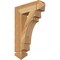 Ekena Millwork Merced Arts & Crafts Rough Sawn Bracket, Western Red Cedar, 4"W x 16"D x 24"H BKT04X16X24MRC03RWR - alternate 1